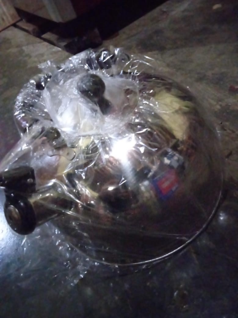 Teko Bunyi 5 Liter/teko Pemanas Air/whistling Kettle Full Stainless