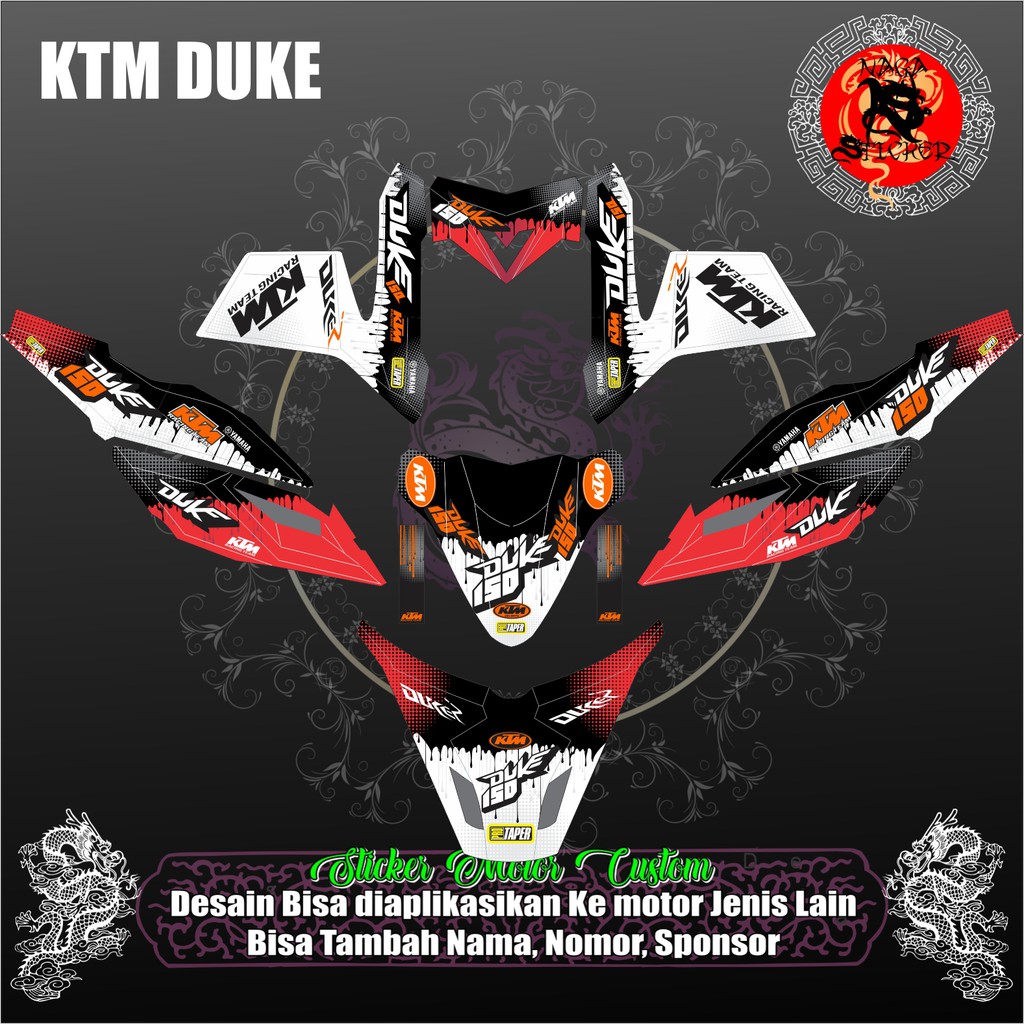 Jual Decal Sticker Striping Yamaha X Ride Ktm Duke Shopee Indonesia