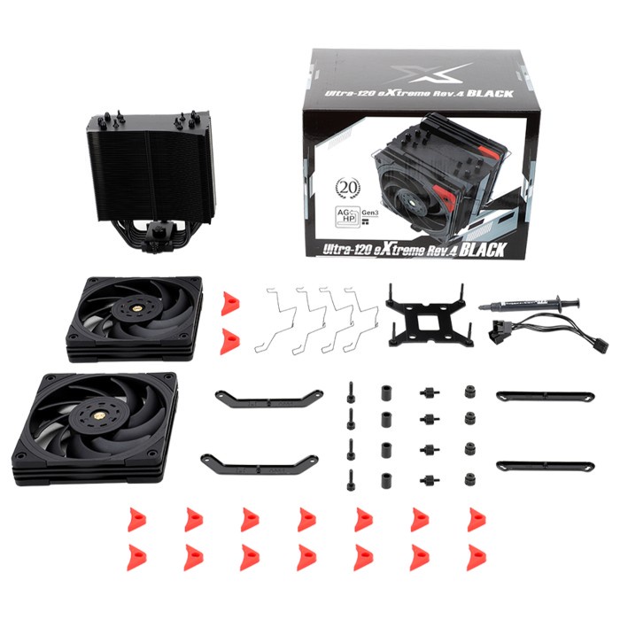 THERMALRIGHT ULTRA 120 EXTREME Rev.4 BLACK CPU Cooler (Intel/AMD)