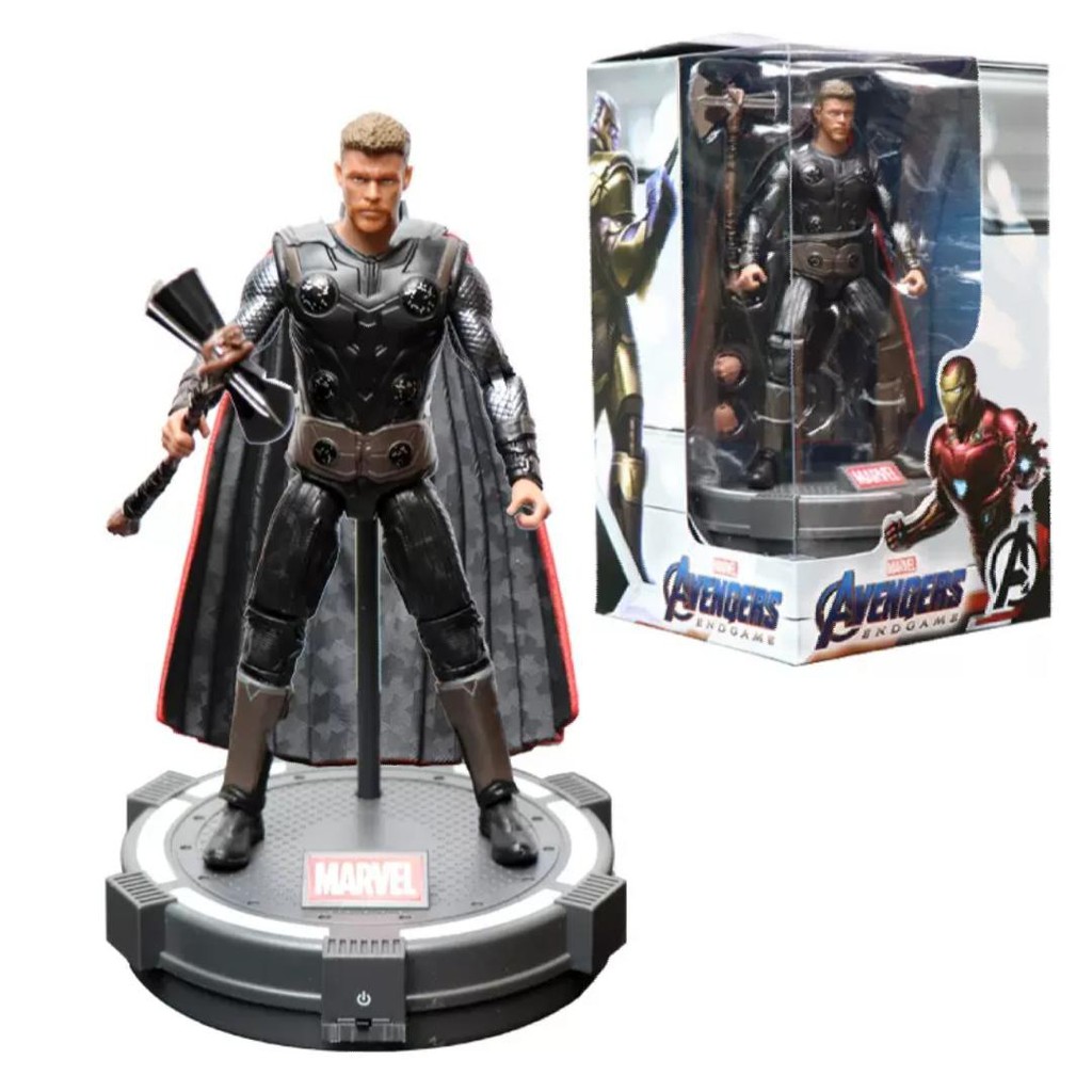 Action Figure Original Marvel Thor Avengers Endgame With Light Stand