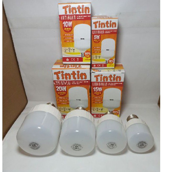 Bohlam Lampu Led Capsule 20w,15w,10w,5w Merk Tintin