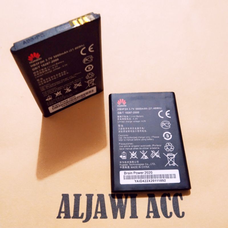 Baterai Bt Batre Battery Modem Wifi Mifi Bolt Slim 1 E5372S Model HB5F2H Original Batre Battery