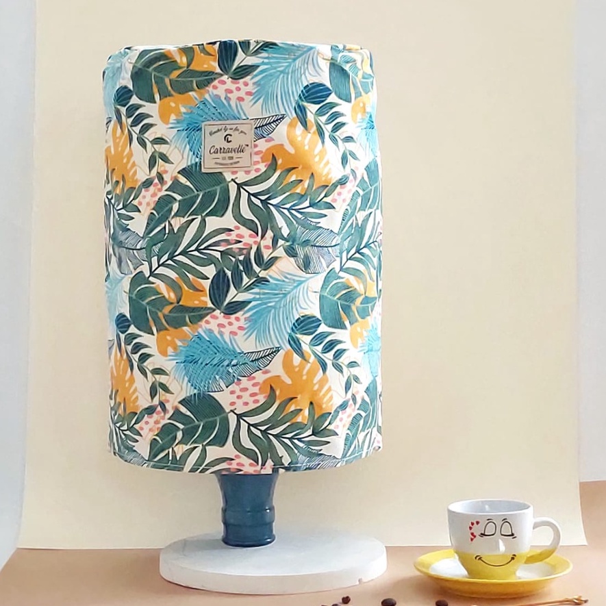 Sarung Galon Dispenser Cover Penutup Galon Dispenser Motif Bahan Kanvas Bisa Custom Sablon Logo Merk Untuk Gift Pernikahan Souvenir