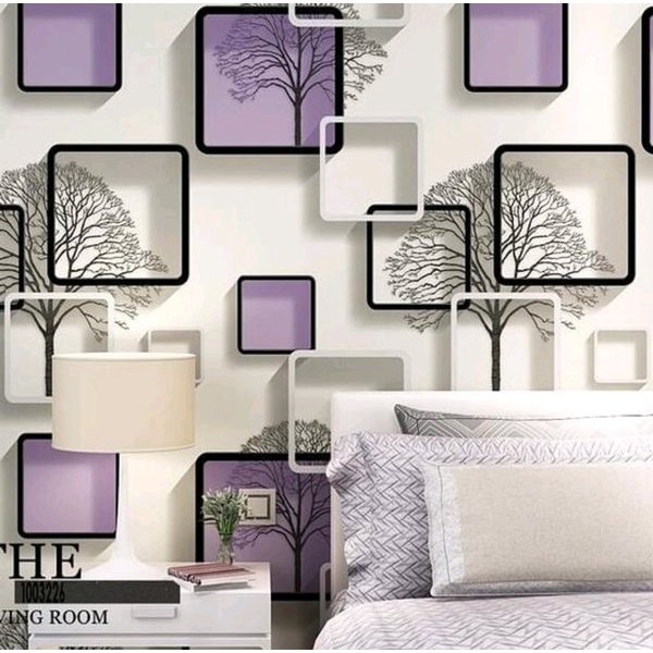 [BAYAR DITEMPAT] PROMO TERMURAH wallpaper dinding motif dan karakter Size 45cm X 1M / Wallsticker Premium Quality motif ELEGANT