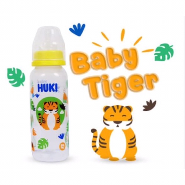 Botol susu huki 240ml dot gepeng / huki baby 240ml / botol susu bayi huki 240