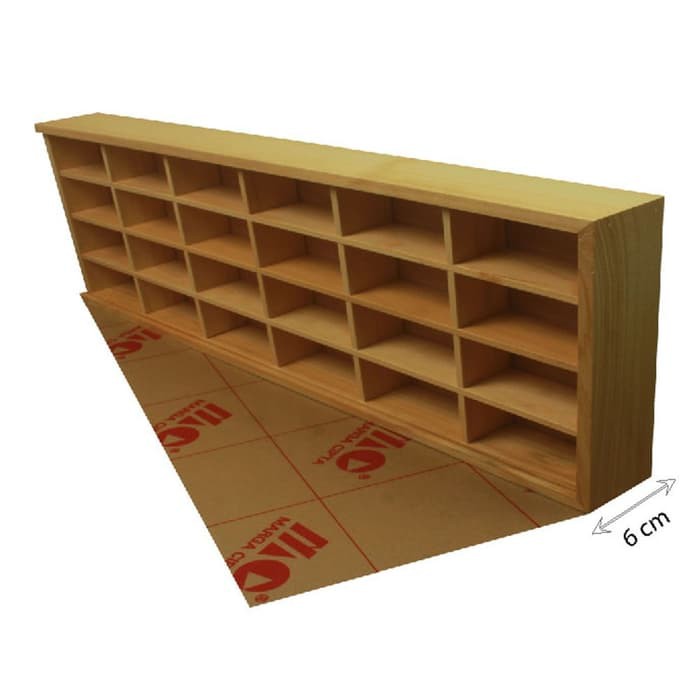 Diecast Organizer - Rak Diecast Hotwheels - Rak Display Diecast Rak Hot Whells / Tomica Kotak 24 -