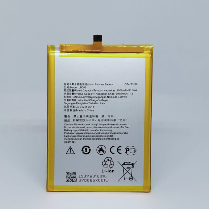 Batre Baterai Lenovo S5 K520 LB002 Original 100%