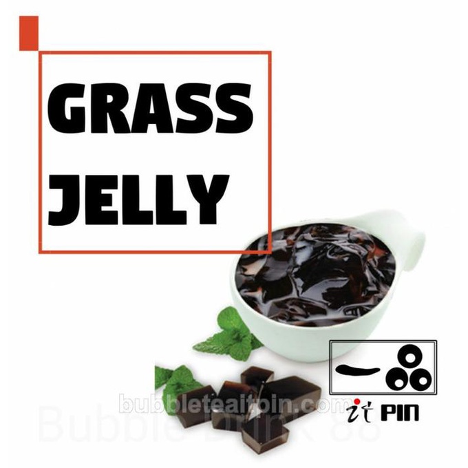 

+%+%+%] Itpin Grass Jelly Powder Premium 0.5 kg untuk topping bubble drink