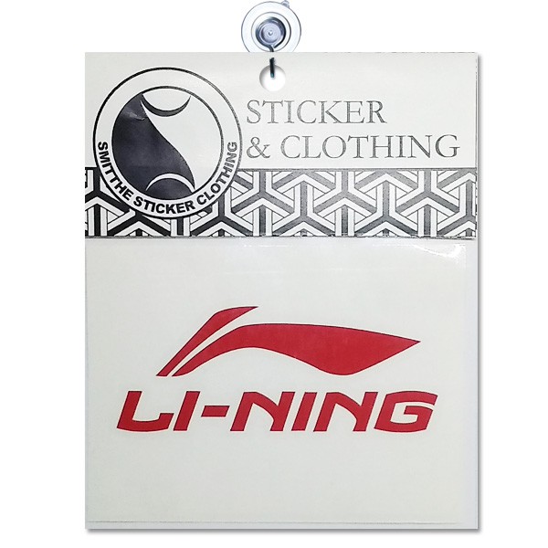 Stiker Lining Logo Badminton Cutting Sticker aksesoris Mobil Motor