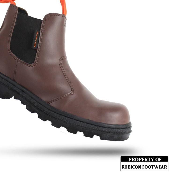 ☇ RUBICON SEPATU BOOTS SAFETY SELOBONG PRIA WORK SEPATU LAPANGAN RUBICON PROYEK TANPA TALI ™