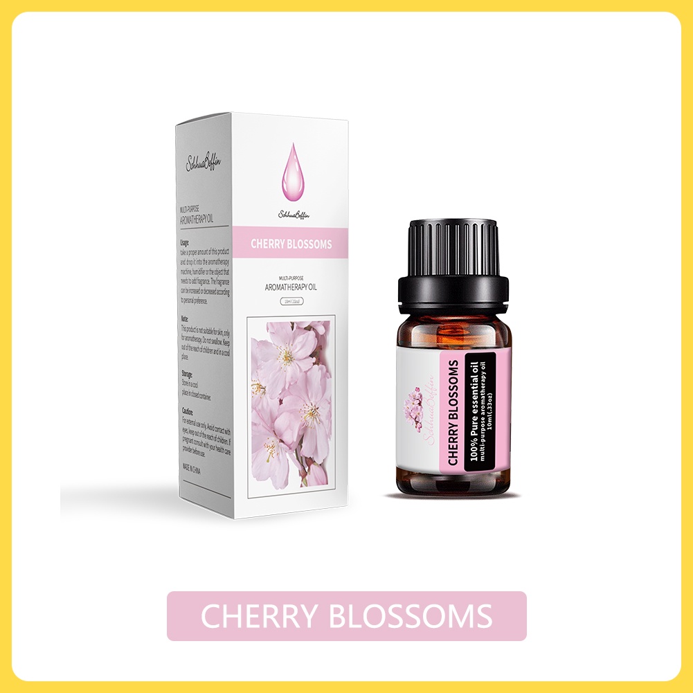 [Aimilo] Portable Humidifier Diffuser Mini Air Purifier USB Aromatherapy Essential Oil Difuser-Cherryblossoms