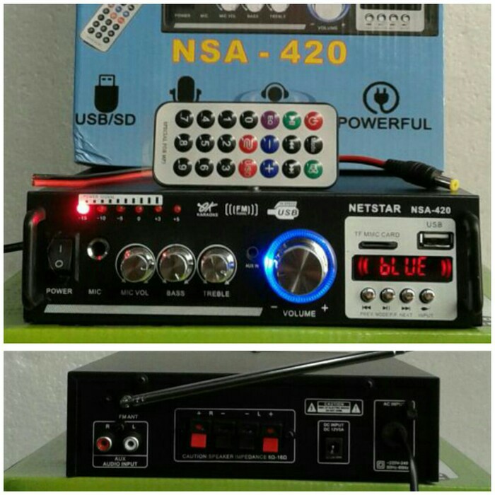 Ampli Karaoke NETSTAR NSA-420 Bluetooth