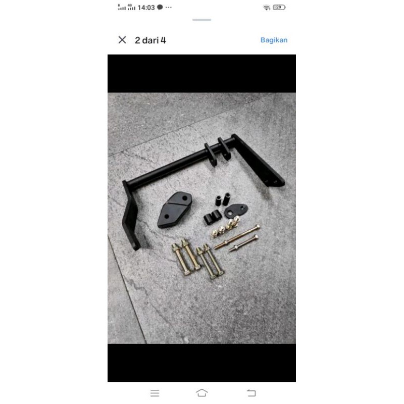 breket monoshock aerox