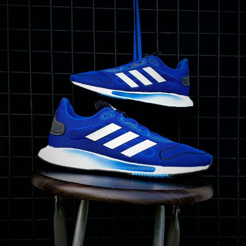 Sepatu Running Adidas Galaxar Blue White Original Indonesia