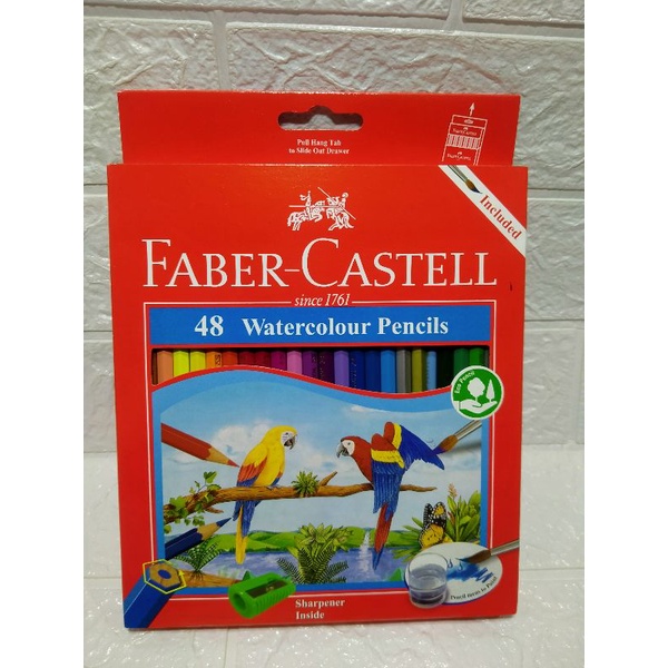 pensil warna water colour faber castel isi 12/24/36/48