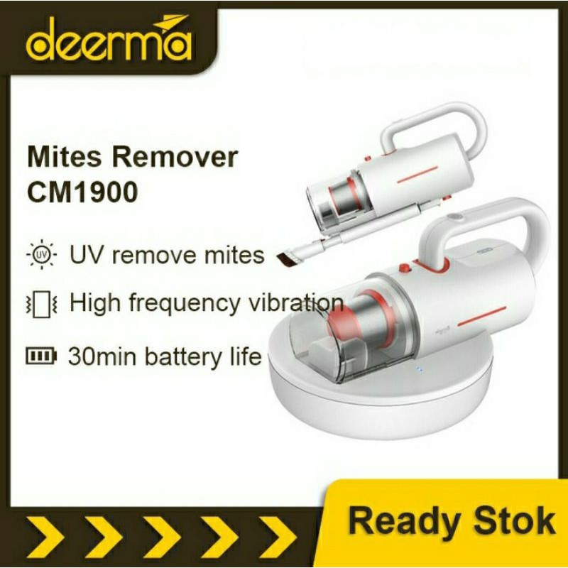 Deerma CM1900 Wireless UV Mites Tungau Hand-held Vacuum Cleaner Home Kasur