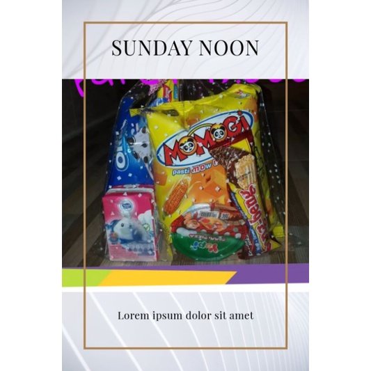 

goodie bag ulang tahun/ snack ulang tahun anak