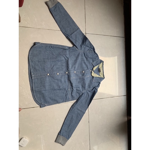 kemeja jeans anak giordano junior