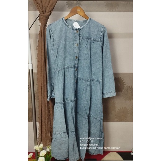 Midi Dress Busui Denim/Jeans