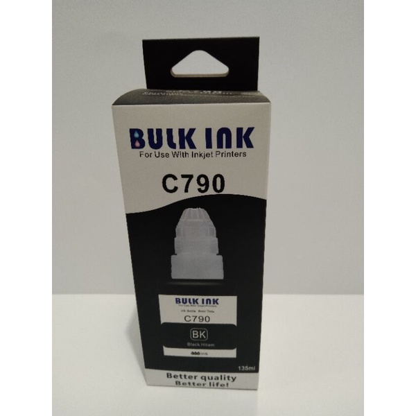 Tinta bulk ink Canon GI790 GI790 C790 Printer Canon G1000 G1010 G2000 G2010 G3000 G3010 G4000 - 135ml