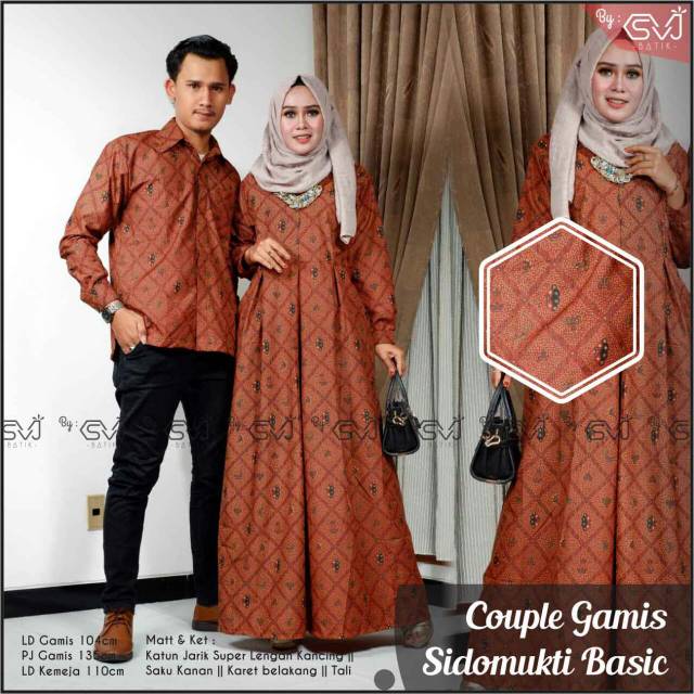 Couple Gamis Sidomukti Basic