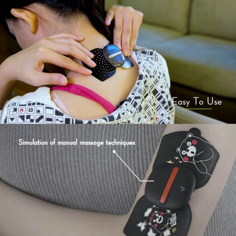 Alat Pijat Tempel LF Magic Touch Massage Pad Mini