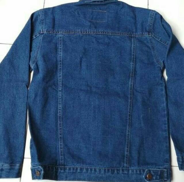 Jaket Jeans Cowok Cewek Biowash