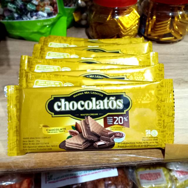 

Chocolatos Wafer Cream Chocolate (10BKS x 26gr)