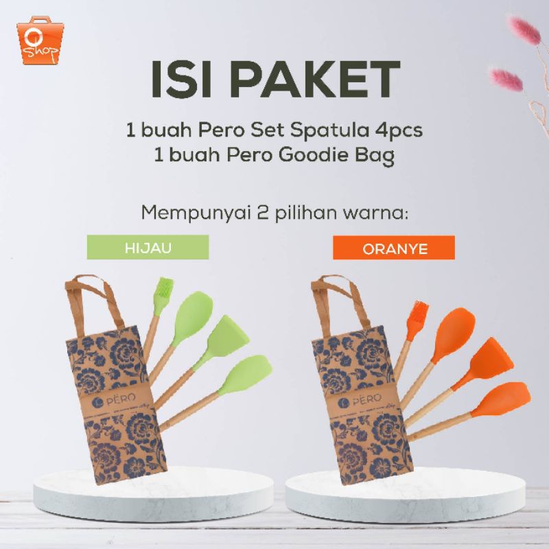 PERO SET SPATULA 4 pcs