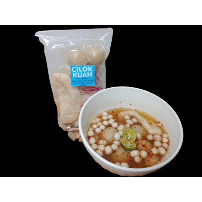 

Bakso Aci Raos/Baso Aci Isi Gajih Kemasan Vacum/Baso Aci Murah Porsi Sedang netto-130gr