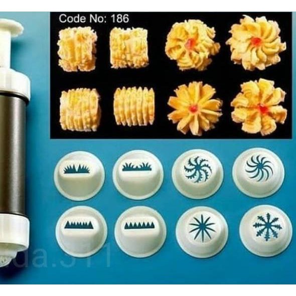 Mry Biscuit Pump Acuan Kue No 186 Cetakan Nastar Gulung Cetakan Kue Semprit Bunga Shopee Indonesia