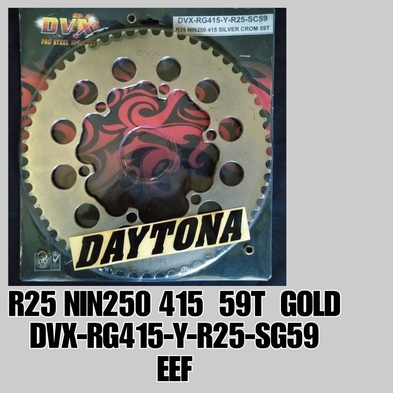 GEAR BELAKANG DVX R25 415 Gold 56T