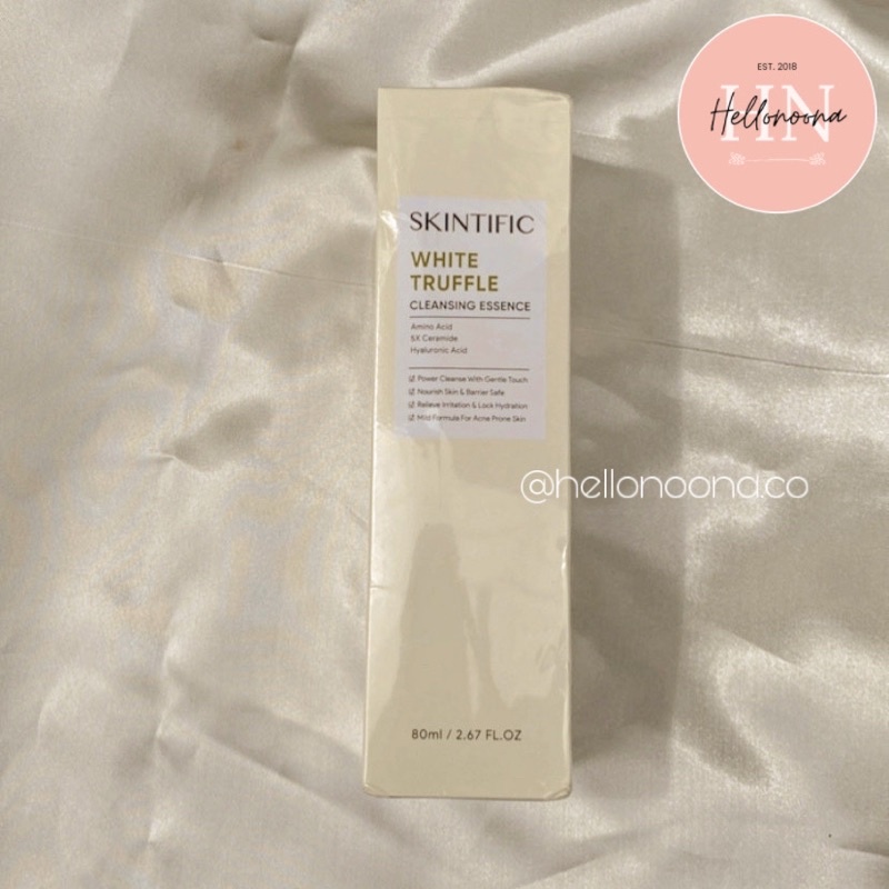 SKINTIFIC White Truffle Essence Cleanser Facial Wash Serum Nourish and Protect Skin Barrier 80ml