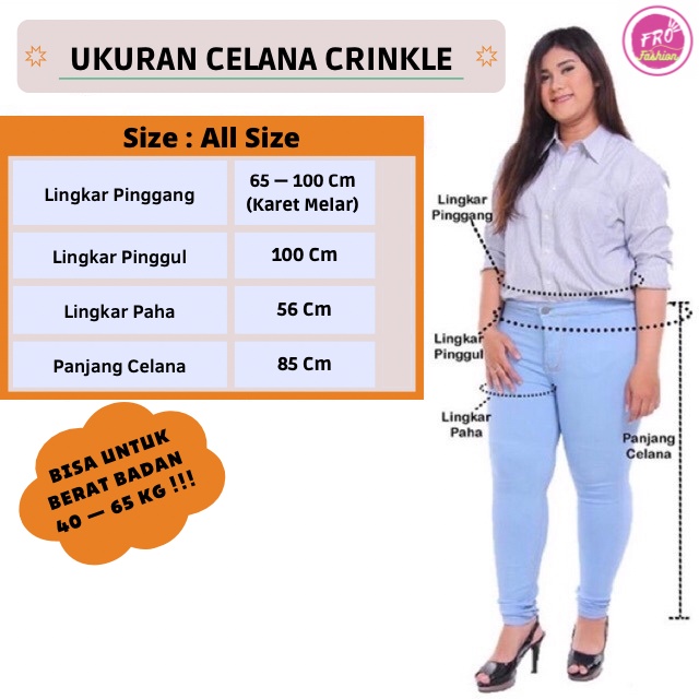 Celana Panjang Wanita Crinkle Baggy Pants 7 8 Terbaru