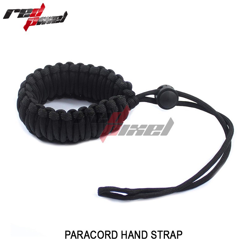 Grab Medan Tali Hand Strap Paracord Kamera DSLR - Black