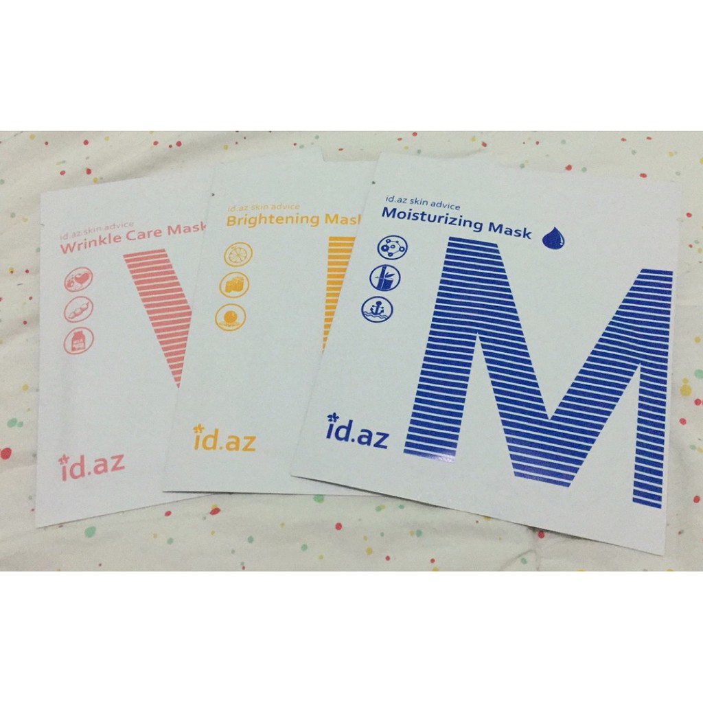 ID.AZ SKIN ADVICE Mask : Brightening, Wrinkle Care & Moisturizing Promo ORI