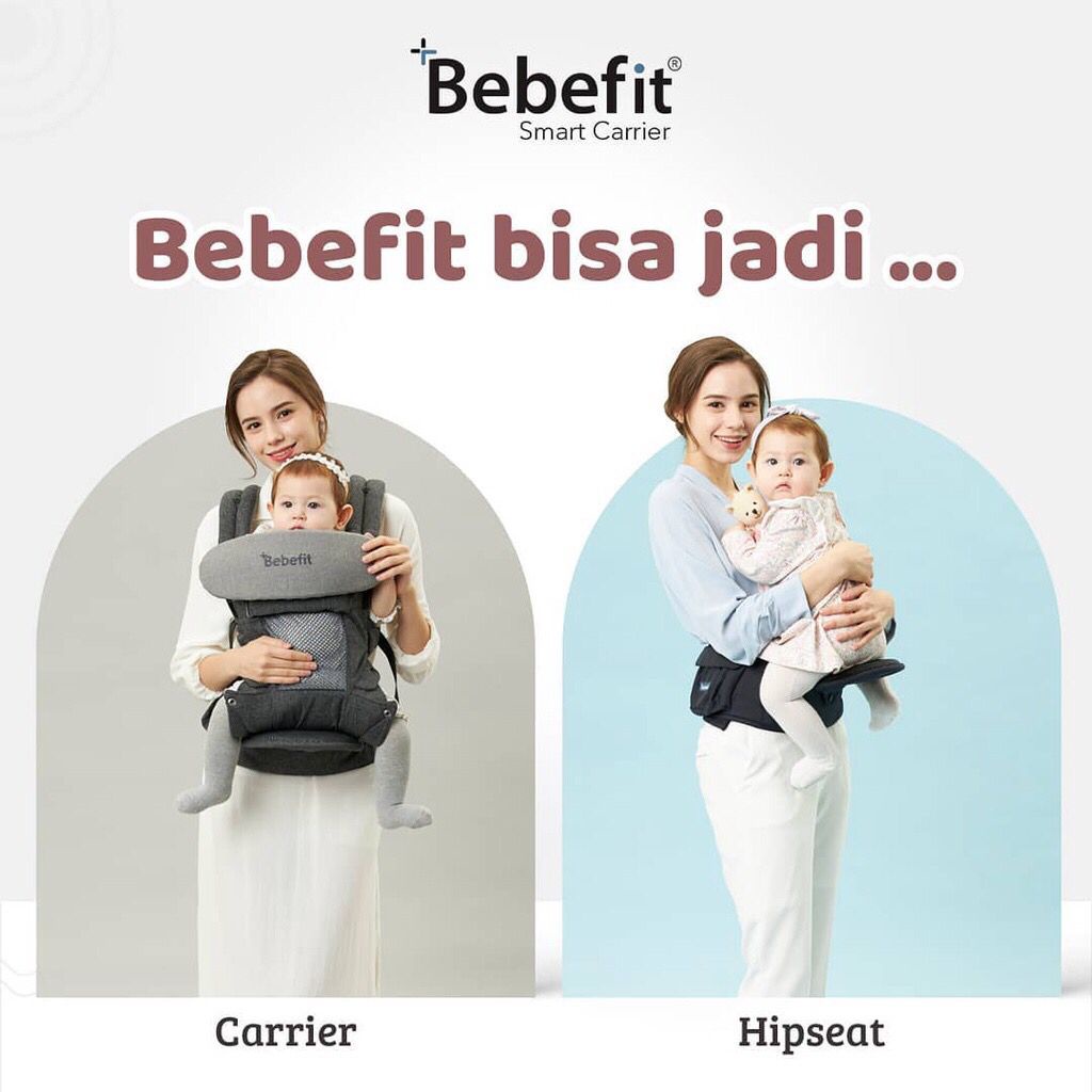 Bebefit Smart Baby Carrier &amp; Foldable Hip Seat | Gendongan Anak