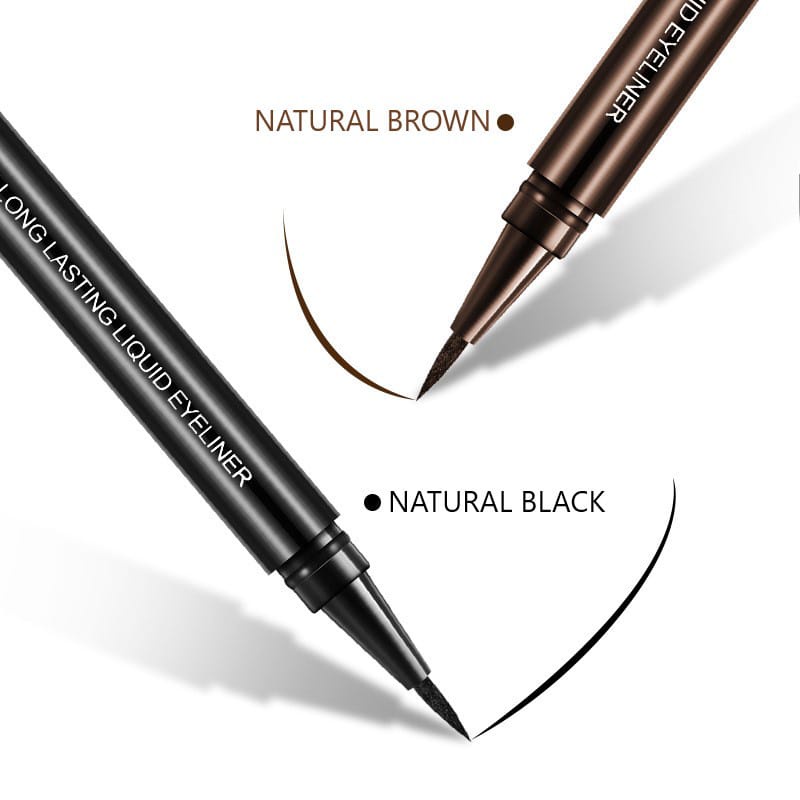 LAMEILA 842 EYELINER BLACK &amp; BROWN COLOR WATERPROOF &amp; LONG LASTING