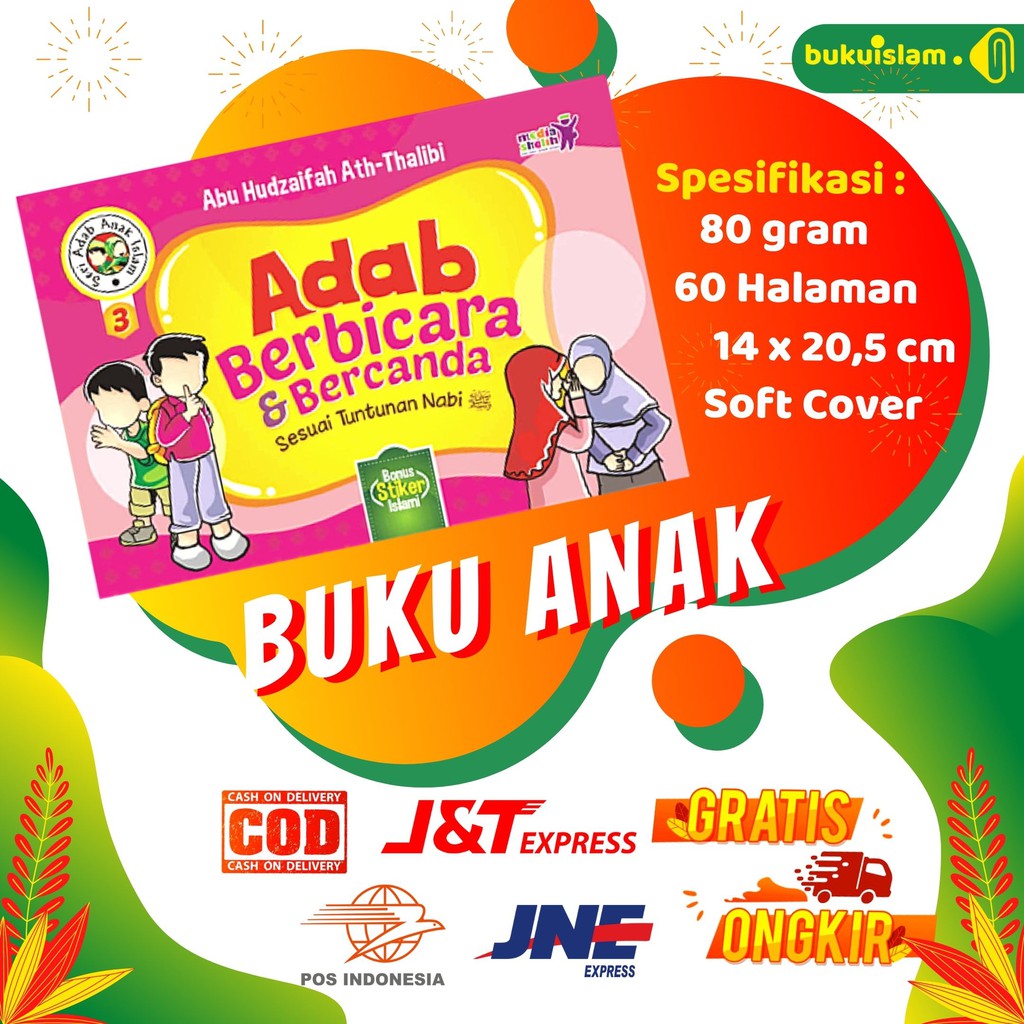 Buku Bacaan Edukasi Cerita Anak Anak Muslim Islami Bergambar untuk Parenting Bayi Balita TK PAUD