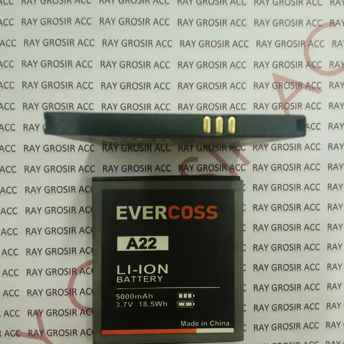 Baterai Original Double Power Evercoss A22 , A-22 , A 22