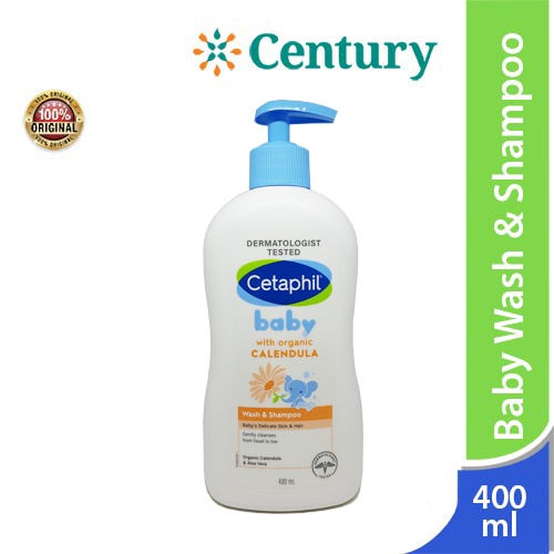 Cetaphil Baby Wash & Shampoo Calendula 400Ml / Perawatan Bayi