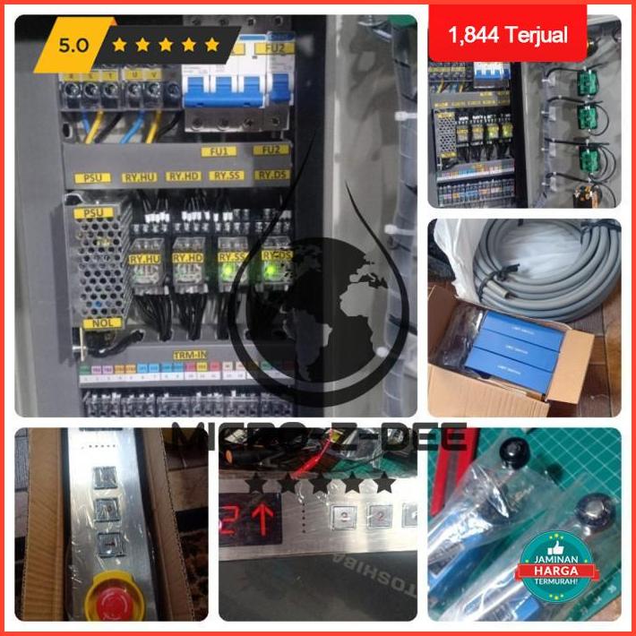 Jual 10.10 Elevator Lift Kontrol Panel 2 Lantai Relay Chain Hoist 1P