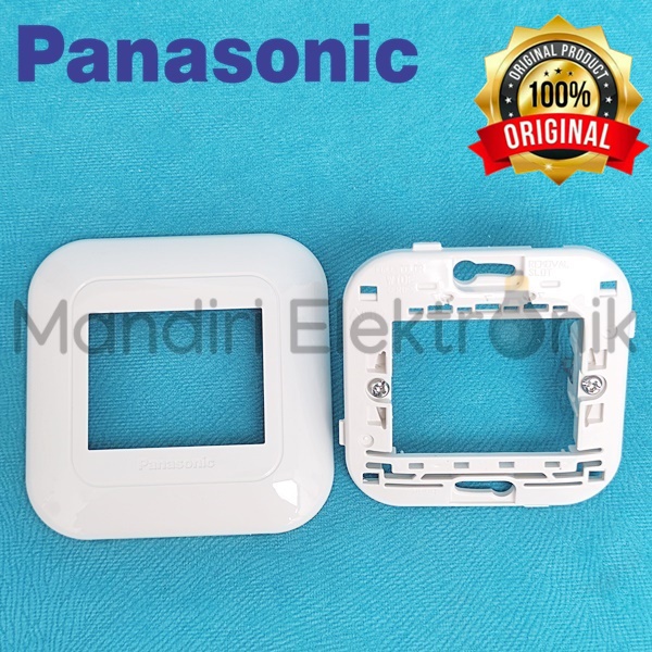 Frame Saklar Putih Panasonic WEJ 78019 WEJ 78029 - Rumah Saklar Panasonic 1 / 2 gang Tanam - Saklar Lampu Panasonic