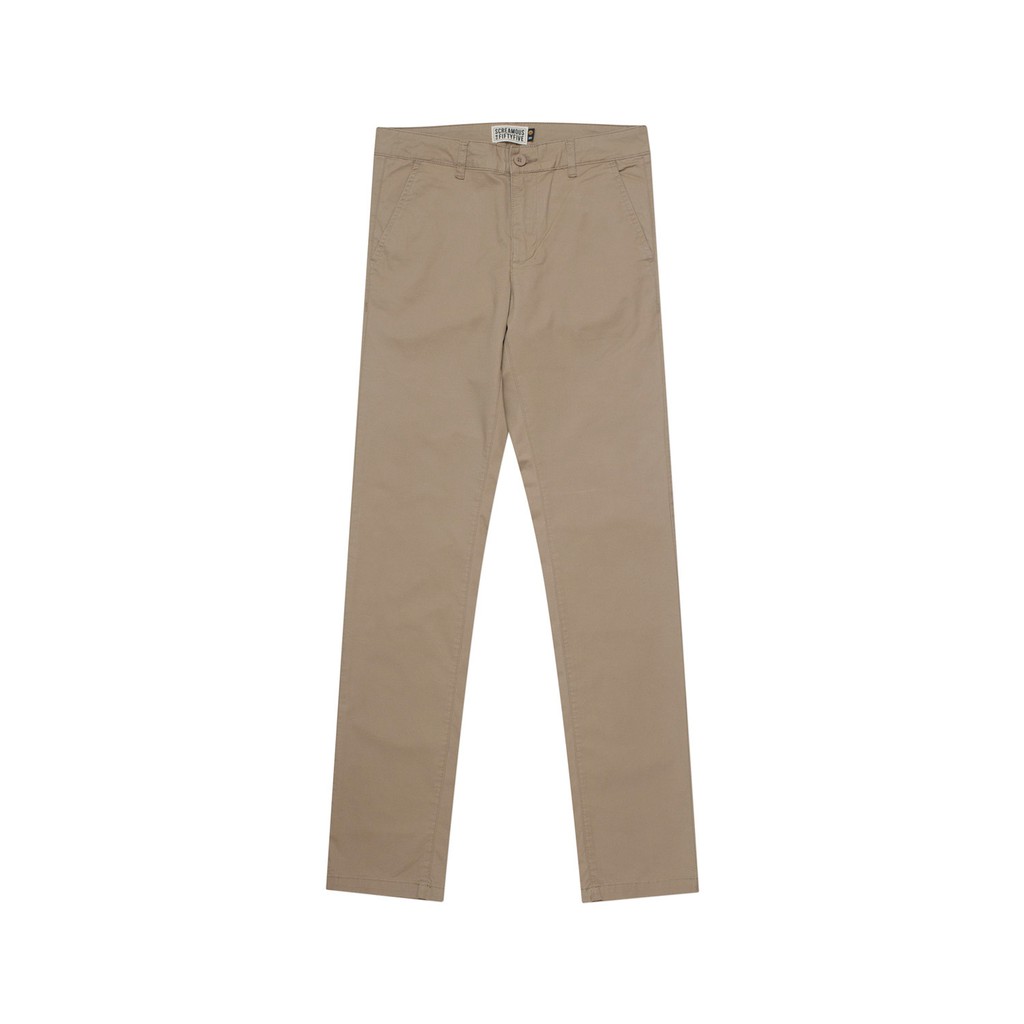 Screamous Long Pants Chino ARGYLE LIGHT KHAKY