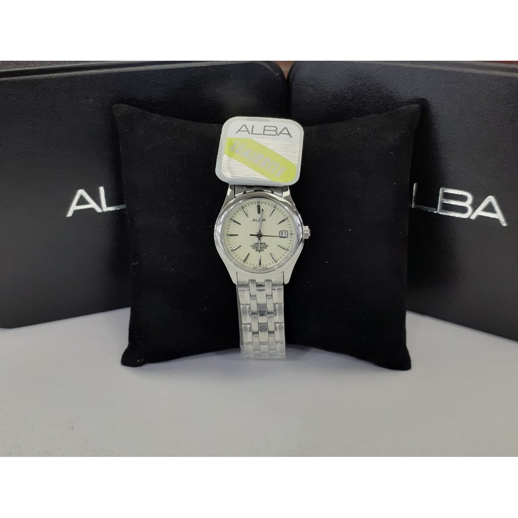JAM TANGAN WANITA ALBA AXT861X1 SILVER ORIGINAL