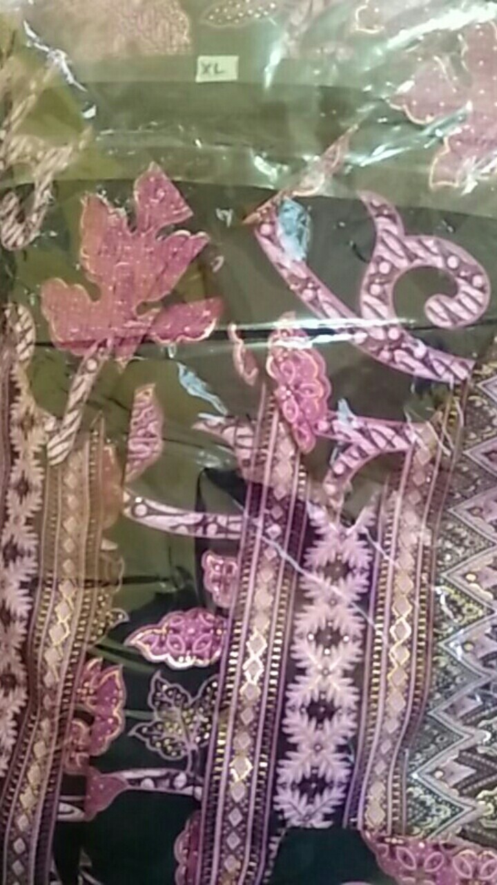 Hem Batik Pria Motif Paya Gold/silfer/maron/fanta/biru/kemeja Batik Pria M L Xl Xxl