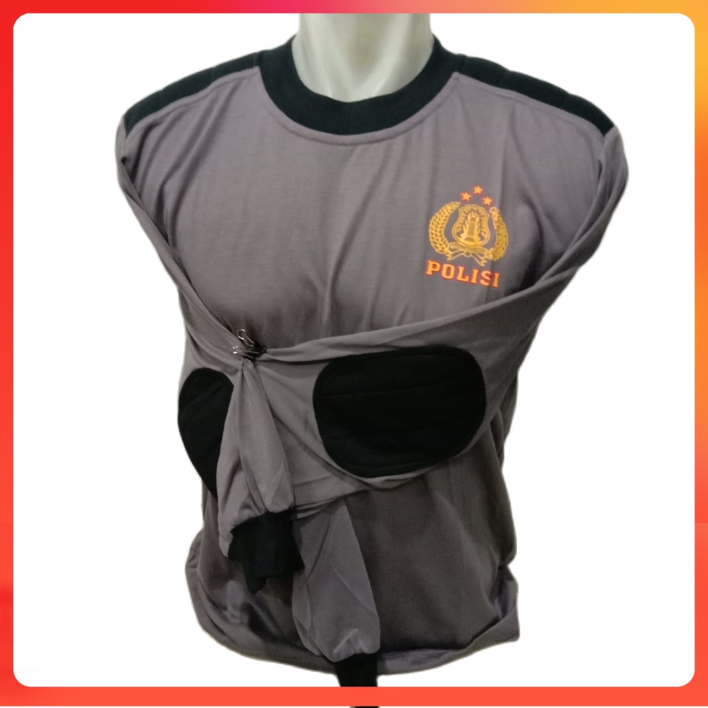 kaos polisi coklat panjang