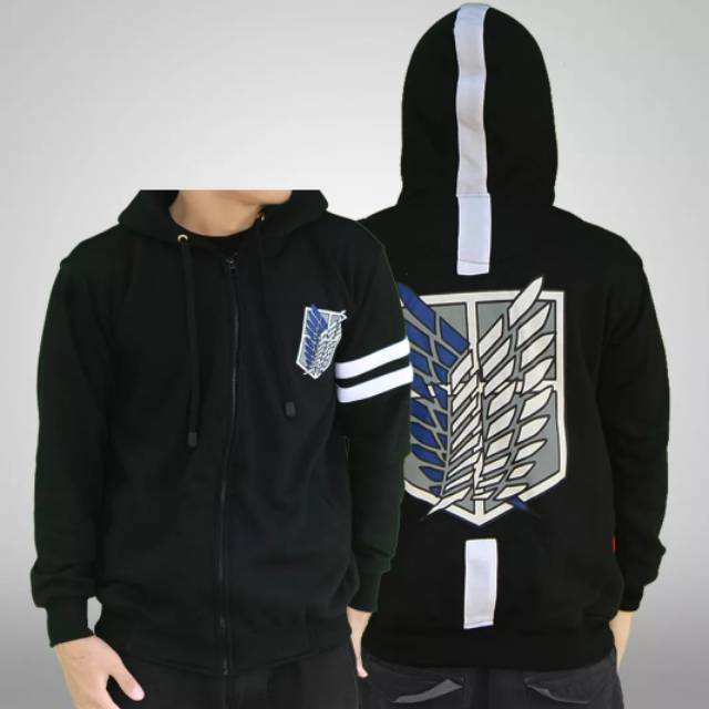 Jaket  anime aot attack on titan SNK line 2 strip