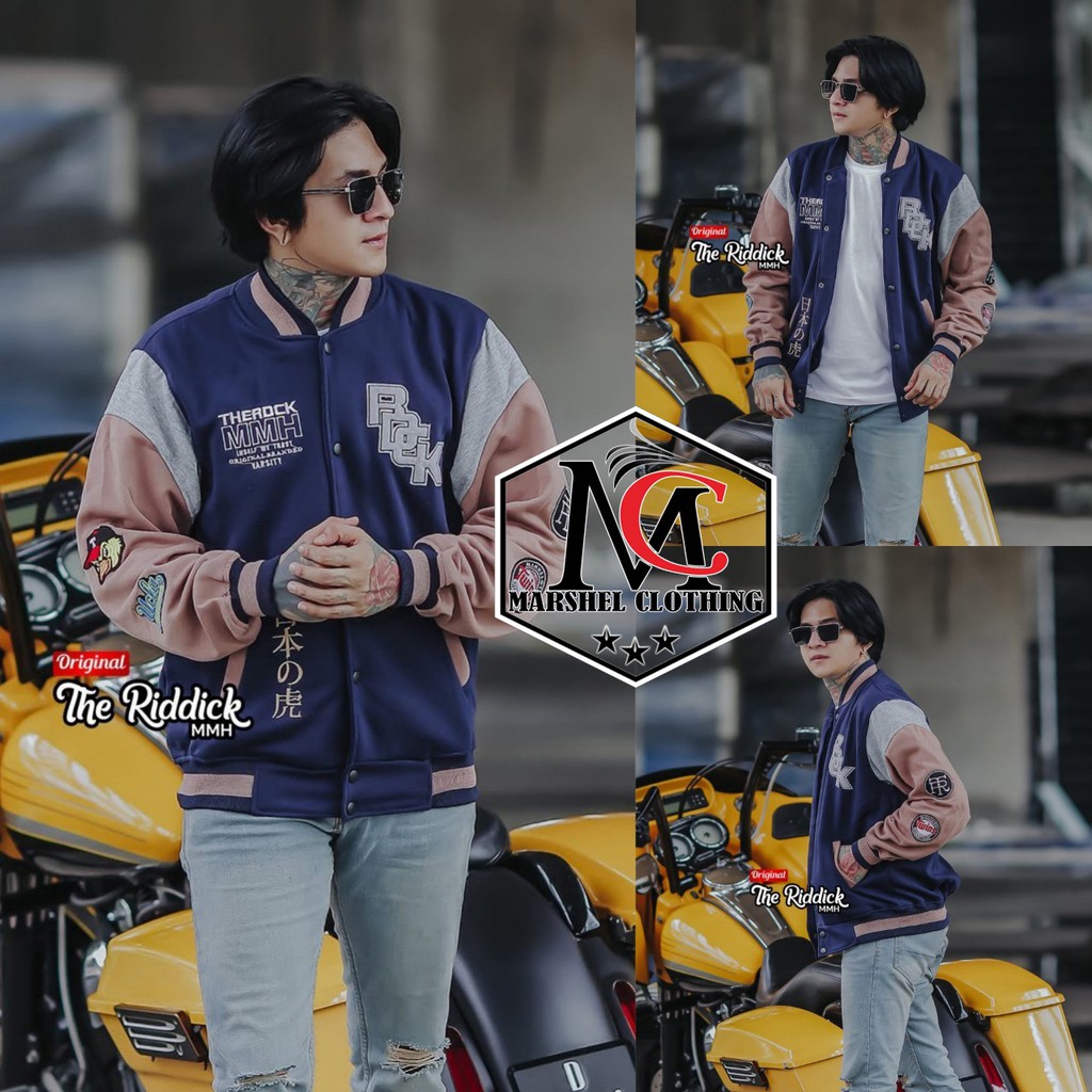 RCL - Varsity Jacket - Jaket Baseball Pria - Jaket Varsity Baseball - Jaket Varsity Tebal - Memphis