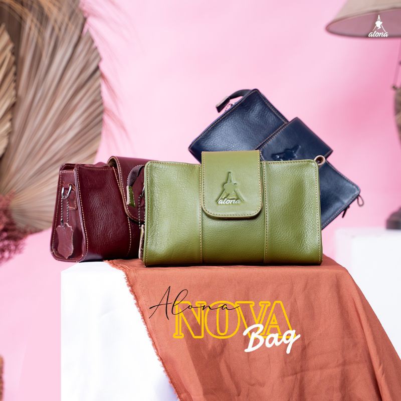 TAS WANITA SHOULDER BAG KULIT ASLI ALONA NOVA BAG / TAS WANITA KULIT ASLI